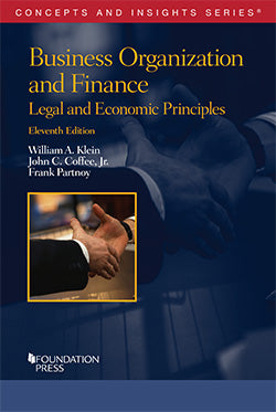 Business Orgainization and Finance: Legal & Economic Principles