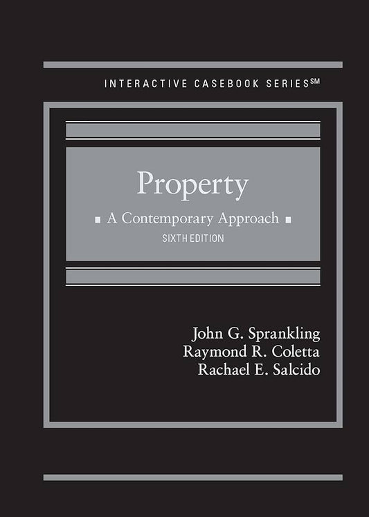 Property: A Contemporary Approach 6th Edition