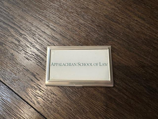 Metal ASL Business Card Holder