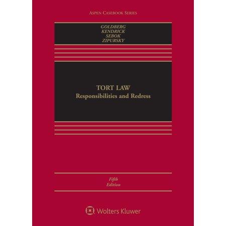 Aspen Casebook: Tort Law: Responsibilities and Redress (Hardcover) 5th Edition